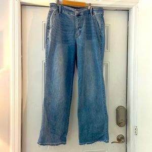 Judy Blue 16 W wide leg trouser jean